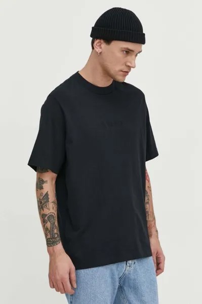 Хлопковая футболка Abercrombie & Fitch, черный