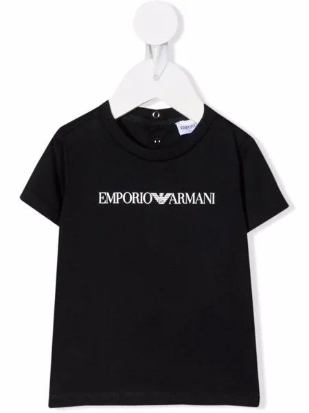 Emporio Armani Kids футболка с логотипом