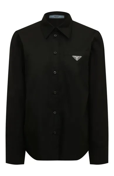 Хлопковая рубашка Prada