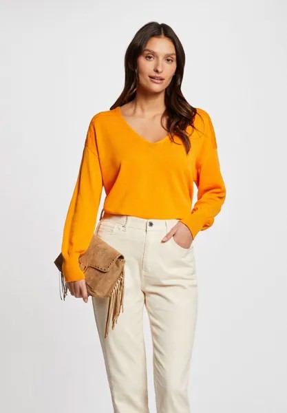 Вязаный свитер LONG SLEEVES Morgan, цвет orange