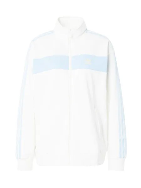 Худи на молнии Adidas, белый