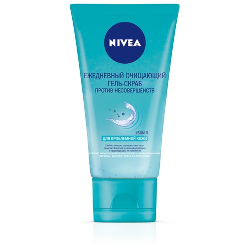 Nivea Ежедневный очищающий гель-скраб против несовершенств, 150 мл