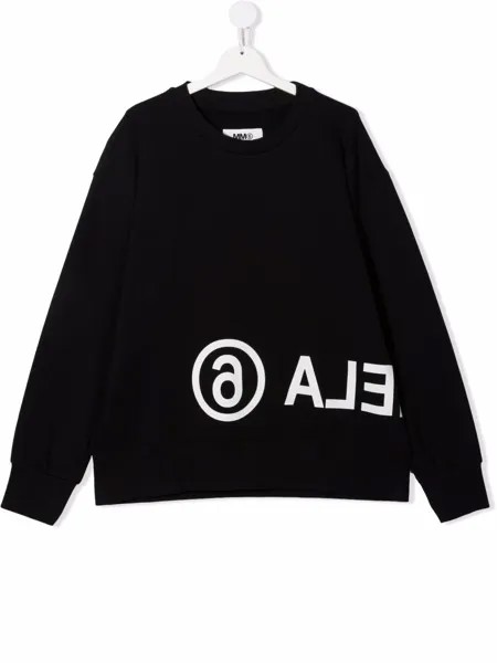 MM6 Maison Margiela Kids толстовка с логотипом
