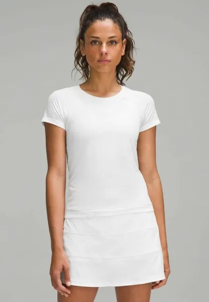 Базовая футболка Swiftly Tech Short Sleeve Race lululemon, цвет white white