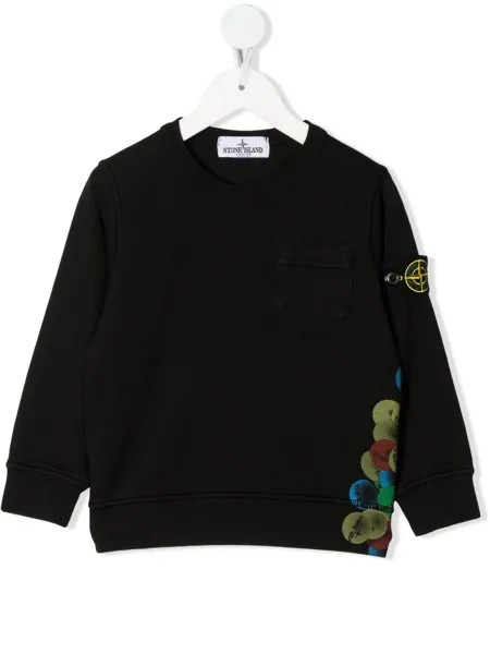 Stone Island Junior толстовка с графичным принтом