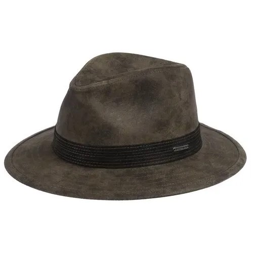 Шляпа STETSON, размер 55, коричневый