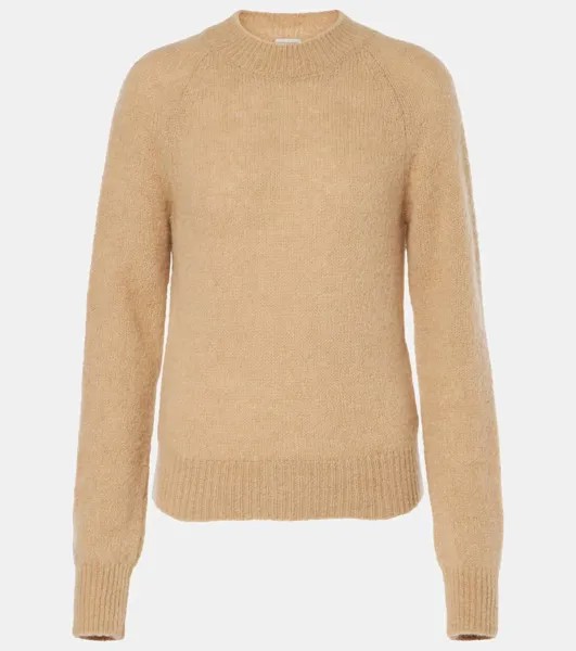 Свитер из смеси альпаки и шерсти Dries Van Noten, цвет natural
