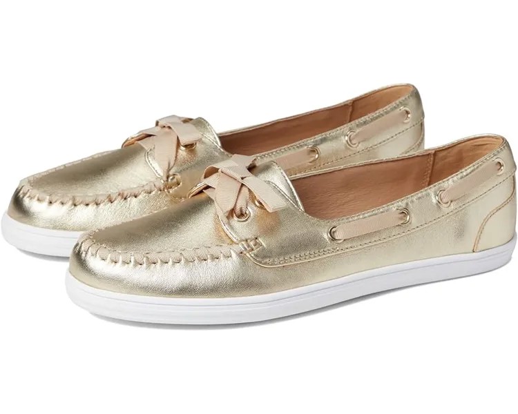 Топсайдеры Jack Rogers Bonnie Weekend Loafer, цвет Platinum/Platinum