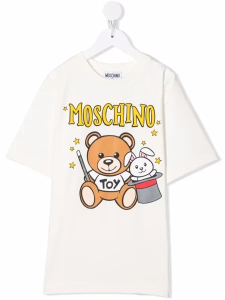 Moschino Kids футболка Teddy Bear