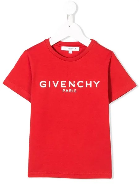 Givenchy Kids футболка с логотипами