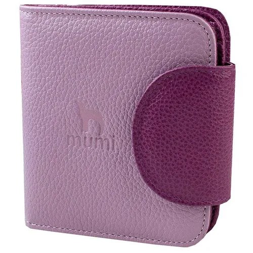Кошелек MUMI, фактура гладкая, фиолетовый