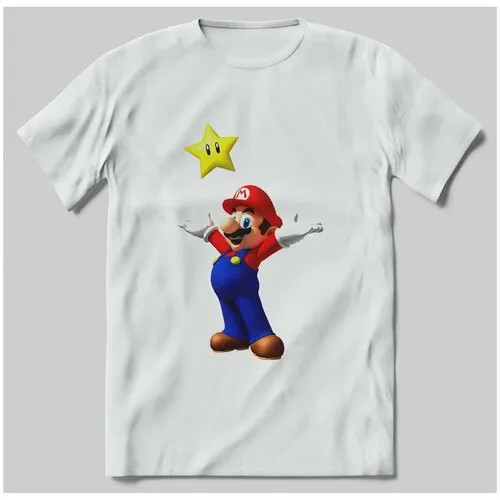 Футболка с принтом Mario - 187
