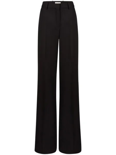 Nina Ricci прямые шерстяные брюки, черный