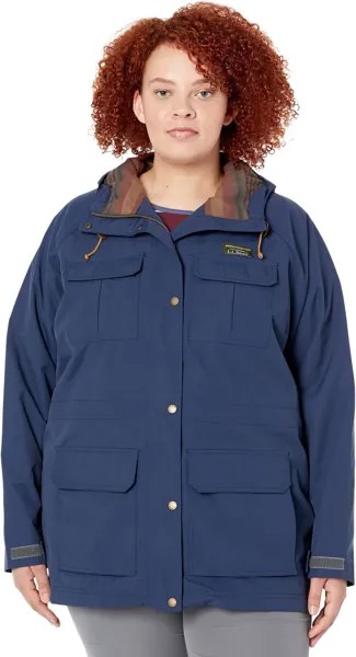 Куртка Plus Size Mountain Classic Water Resistant Jacket L.L.Bean, цвет Nautical Navy