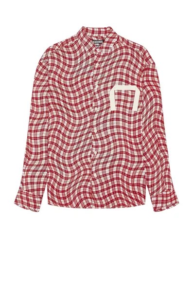Рубашка Jacquemus La Chemise Simon In, цвет Dark Red