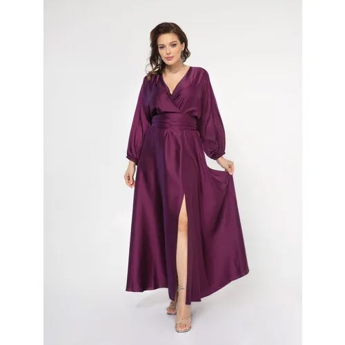 Платье размер M/L, бордовый, фиолетовый