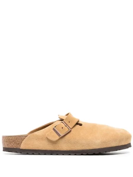 Birkenstock шлепанцы Boston, нейтральный цвет