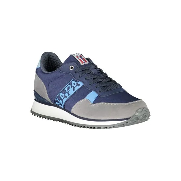 Napapijri Sleek Sporty кроссовки на шнуровке с логотипом, синий