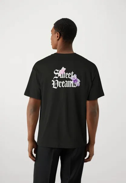 Футболка с принтом Jorsinner Tee Crew Neck Unisex Jack & Jones, черная