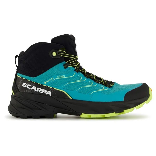 Ботинки для прогулки Scarpa Women's Rush Mid 2 GTX, цвет Baltic Blue/Sunny Lime