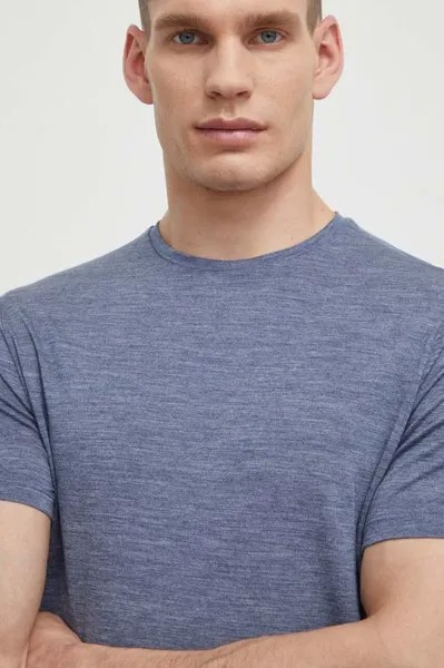Спортивная футболка Cool-Lite Merino Blend Sphere Icebreaker, синий