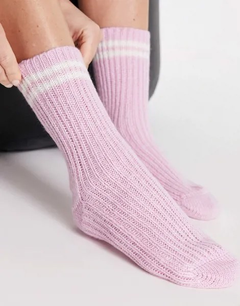 Носки с полосками Topshop-Фиолетовый цвет