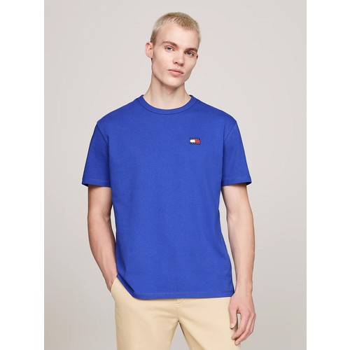 Футболка Tommy Jeans, размер S, ярко-синий