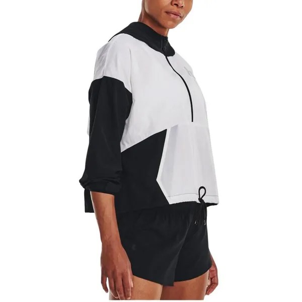 Куртка для бега из тканого материала с рисунком, женская куртка - черный UNDER ARMOUR, цвет schwarz
