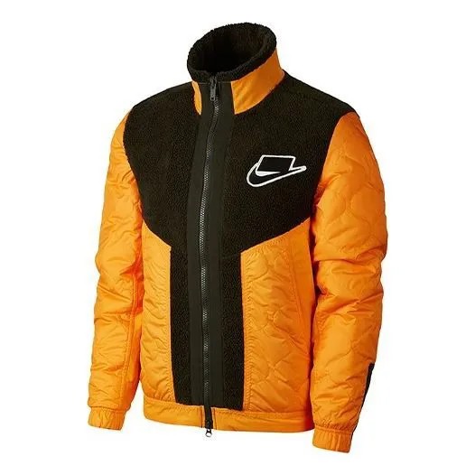 Куртка Nike Sportswear Synthetic-fill Sports, темно-желтый/черный
