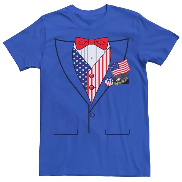 Мужская футболка-смокинг американского цвета Licensed Character