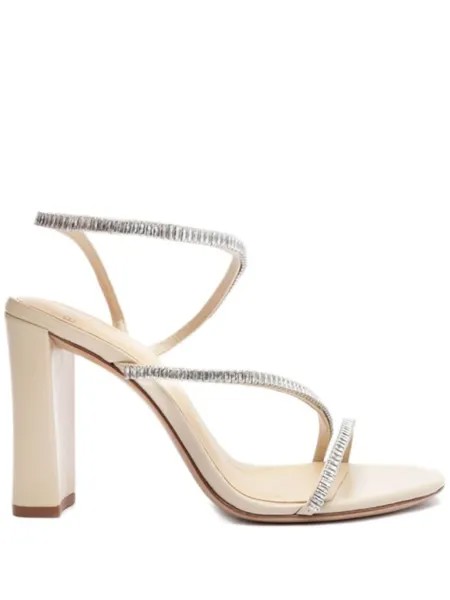 Alexandre Birman босоножки Polly Zircone 85, нейтральный цвет