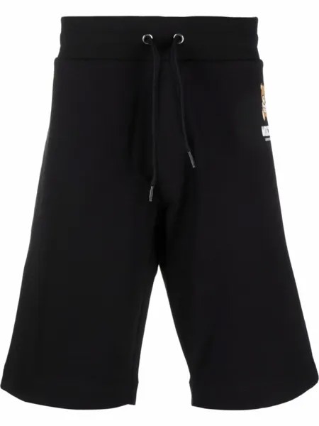 Moschino спортивные шорты с кулиской, черный