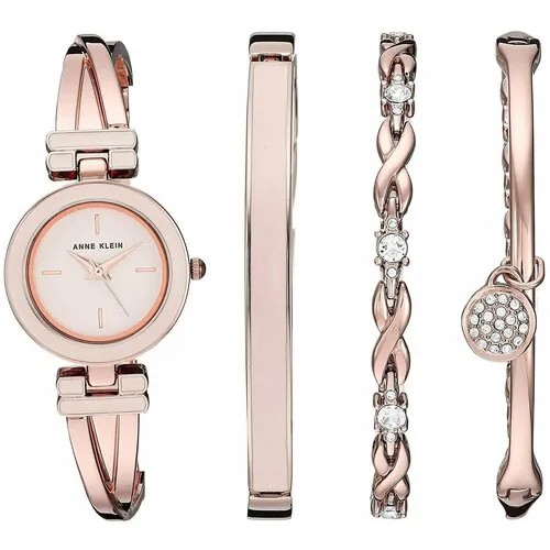 Наручные часы ANNE KLEIN Crystal 100292, розовый