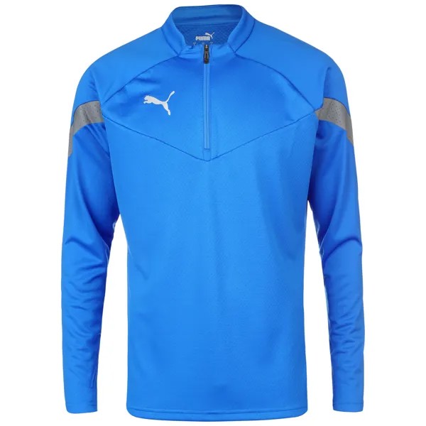 Лонгслив Puma TeamFinal Training 1/4 Zip Top, синий