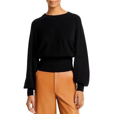 Женская черная шерстяная рубашка с открытой спиной ALC Layla, пуловер, свитер, топ M BHFO 8929