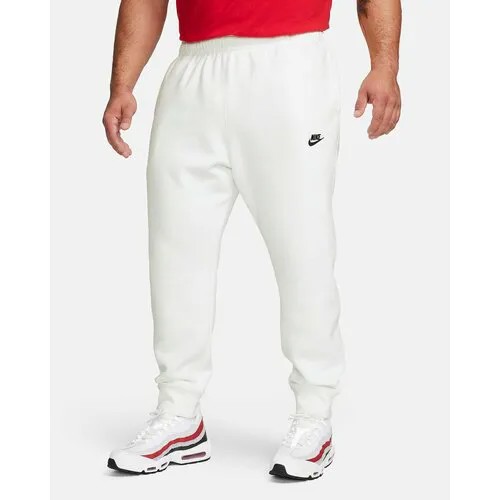 Брюки NIKE Sportswear Club Fleece, размер 2XL, белый