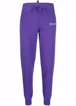 Marc Jacobs зауженные спортивные брюки The Knit с логотипом