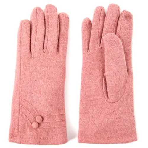 Перчатки женские Finn Flare, цвет: серо-розовый A20-11319_824, размер: 6,5