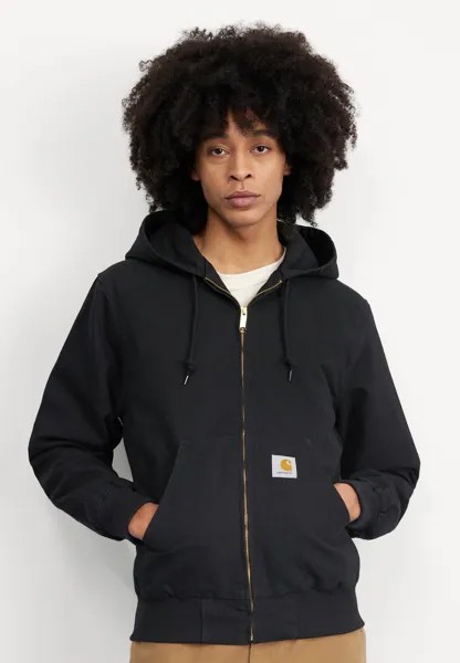 Куртка-бомбер Active Jacket Carhartt WIP, цвет black rinsed