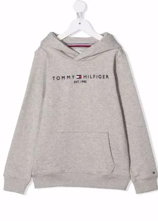 Tommy Hilfiger Junior худи с вышитым логотипом