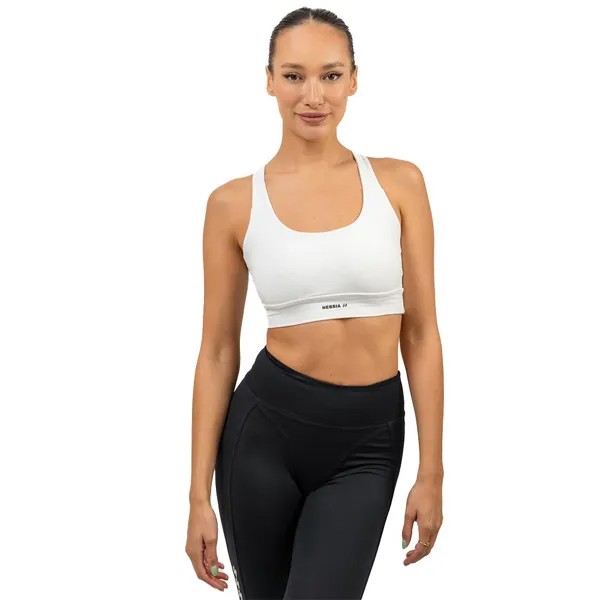 Спортивный топ Nebbia Racerback Agile Medium Support, белый