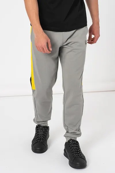 Прямые спортивные брюки Ea7, серый