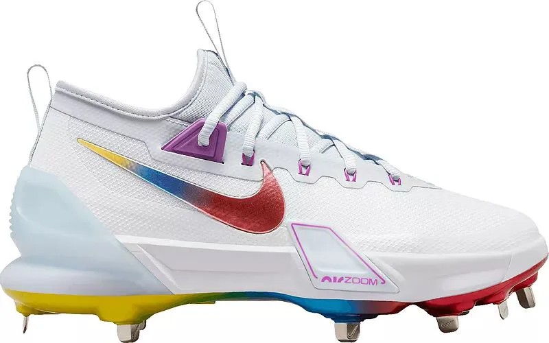 Мужские металлические бейсбольные бутсы Nike Force Zoom Trout 9, мультиколор