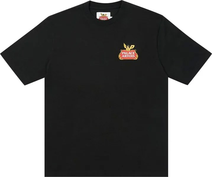 Футболка Palace x Stella Artois P-Skim T-Shirt 'Black', черный