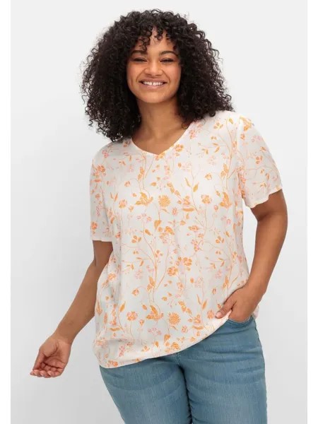 Туника sheego Bedruckte, цвет orange bedruckt