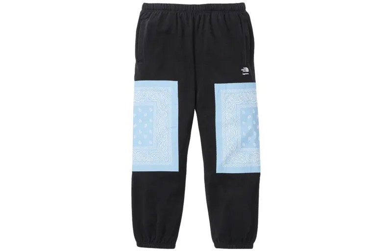 Трикотажные спортивные штаны унисекс Supreme, цвет Black