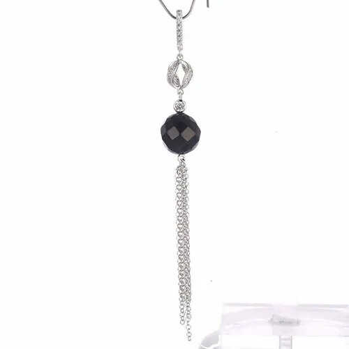 Подвеска ELEMENT47, серебро, 925 проба, фианит
