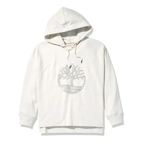 Relaxed Fit Hoodie with Reflective Logo