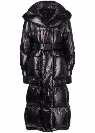 Moncler Grenoble пальто Combovin с капюшоном и поясом