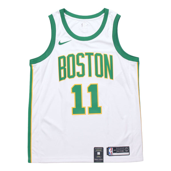 Майка Nike NBA 18-19 Kyrie Irving Basketball Jersey 'White Green', зеленый